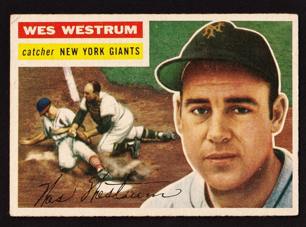 1956 Topps #156 Wes Westrum GB EX-