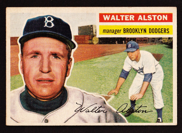 1956 Topps #008 Walter Alston RC GB VG