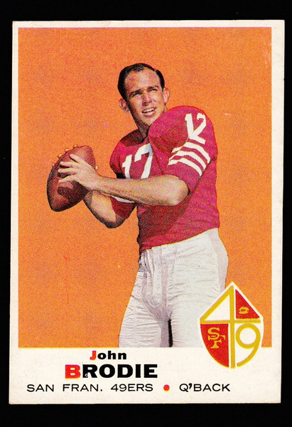 1969 Topps #249 John Brodie EX-