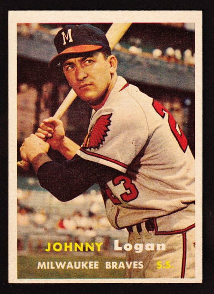 1957 Topps #004 Johnny Logan
