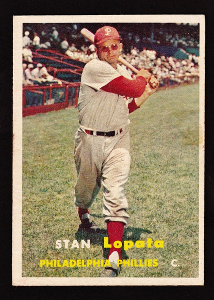 1957 Topps #119 Stan Lopata Fair