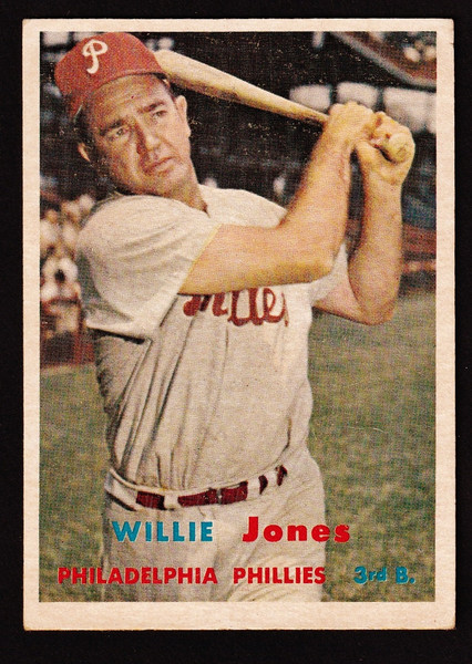 1957 Topps #174 Willie Jones EX