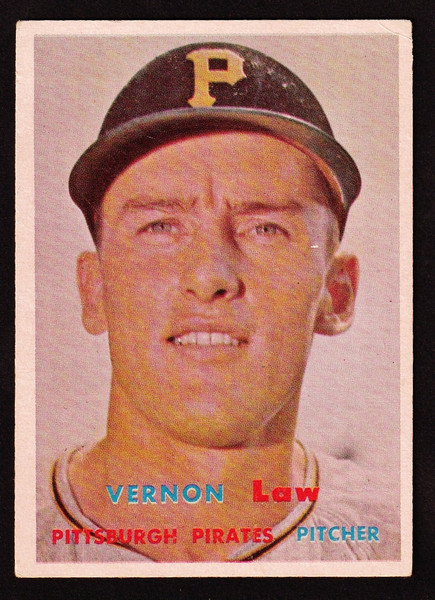 1957 Topps #199 Vernon Law VG+