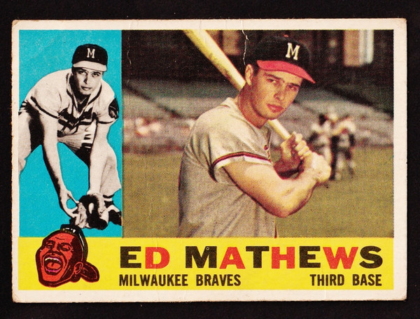 1960 Topps #420 Eddie Mathews Fair