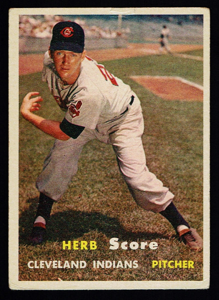 1957 Topps #050 Herb Score VG