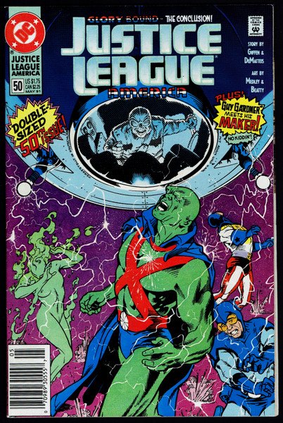 1991 DC Justice League America #050 VF