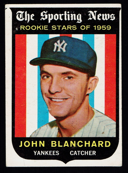 1959 Topps #117 John Blanchard RC VGEX