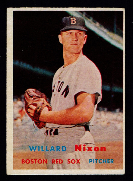 1957 Topps #189 Willard Nixon VGEX