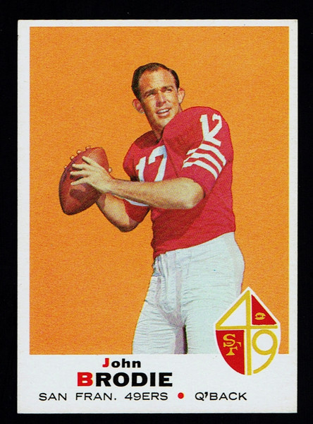 1969 Topps #249 John Brodie NM+