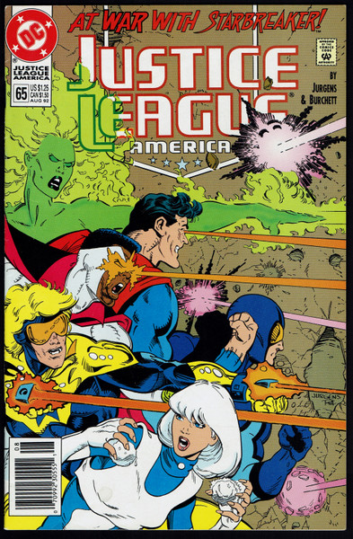 1992 DC Justice League America #065 FN+