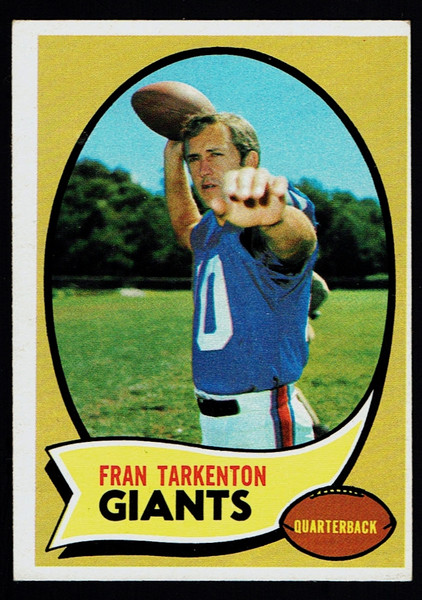 1970 Topps #080 Fran Tarkenton VGEX