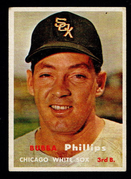 1957 Topps #395 Bubba Phillips VG+