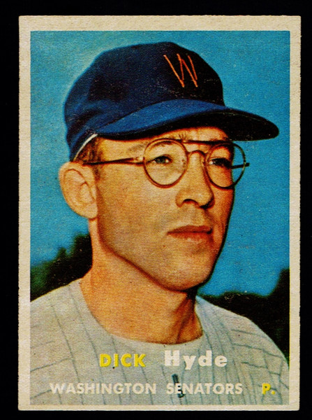 1957 Topps #403 Dick Hyde RC EX-