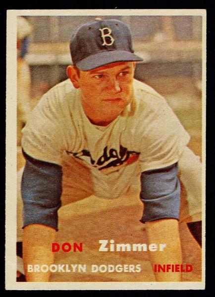 1957 Topps #284 Don Zimmer GD