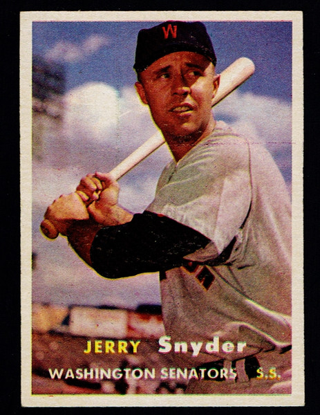 1957 Topps #022 Jerry Snyder VG