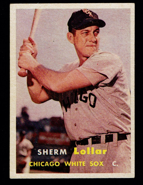 1957 Topps #023 Sherm Lollar VGEX