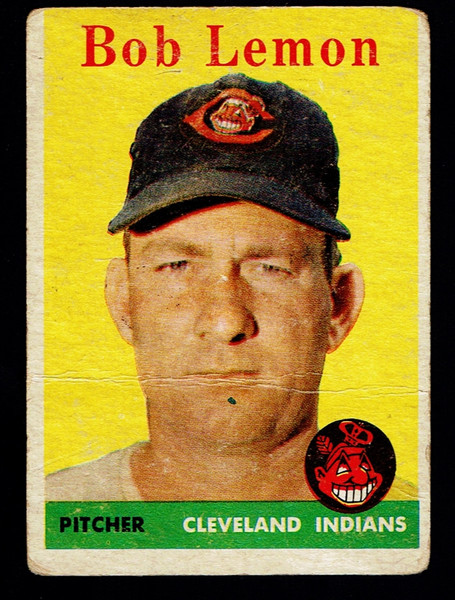 1958 Topps #002 Bob Lemon Poor