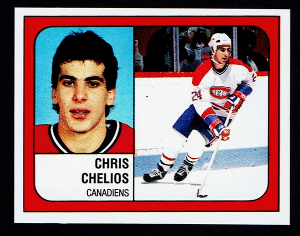 1988 Panini Stickers #253 Chris Chelios NMMT or Better