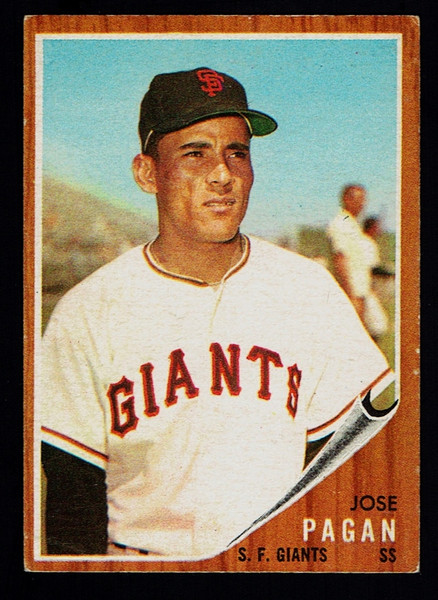 1962 Topps #565 Jose Pagan VG