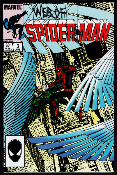 1985 Marvel Web Of Spider-Man #003 VF