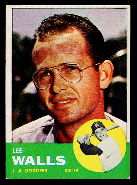 1963 Topps #011 Lee Walls EX