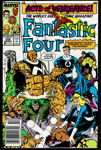 1989 Marvel Fantastic Four #335 FN