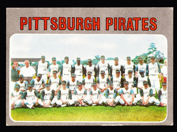 1970 Topps #608 Pittsburgh Pirates Team VGEX