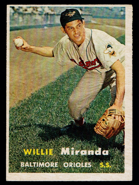 1957 Topps #151 Willie Miranda VGEX