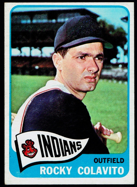 1965 Topps #380 Rocky Colavito EX