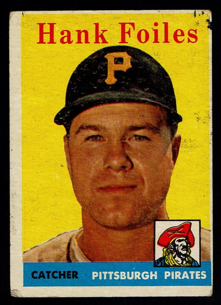 1958 Topps #004 Hank Foiles Poor