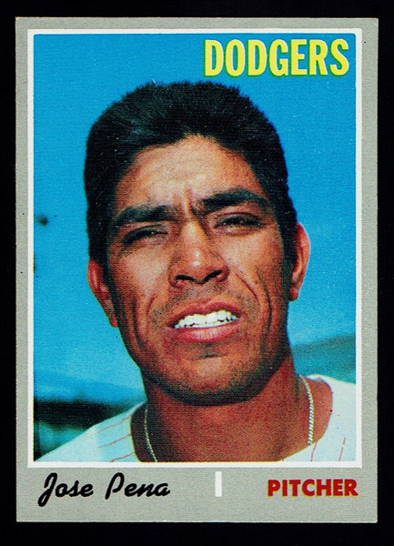 1970 Topps #523 Jose Pena EX