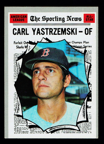 1970 Topps #461 Carl Yastrzemski AS VGEX