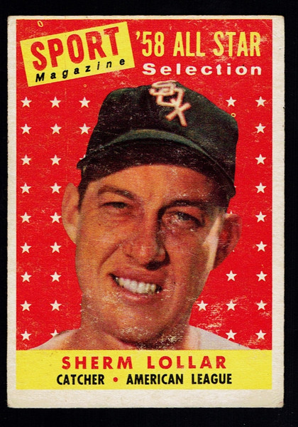 1958 Topps #481 Sherm Lollar AS VG