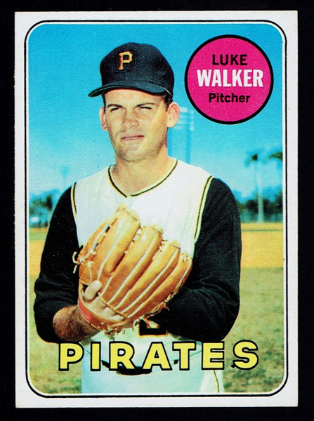 1969 Topps #036 Luke Walker EXMT