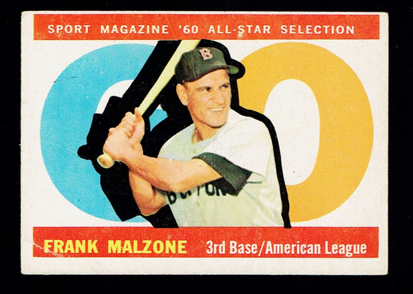 1960 Topps #557 Frank Malzone AS VG