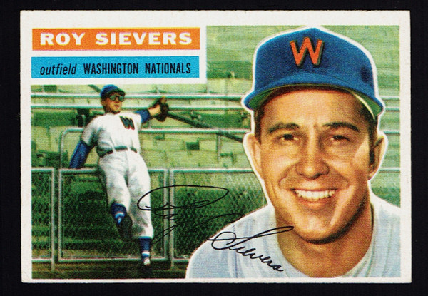 1956 Topps #075 Roy Sievers WB EX