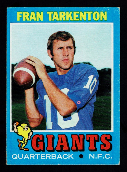 1971 Topps #120 Fran Tarkenton VG