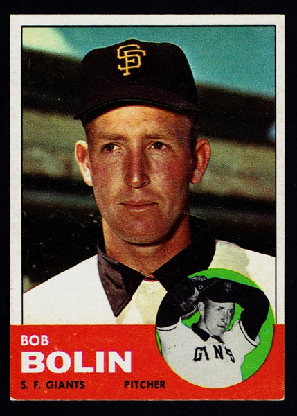 1963 Topps #106 Bob Bolin EX+