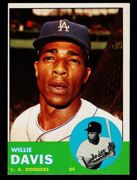 1963 Topps #229 Willie Davis EX-