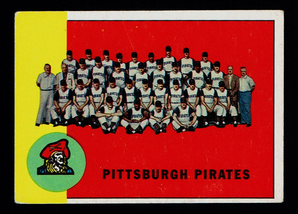 1963 Topps #151 Pittsburgh Pirates Team VGEX