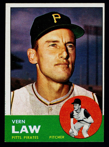 1963 Topps #184 Vern Law EXMT