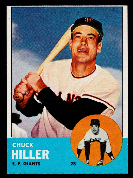 1963 Topps #185 Chuck Hiller EX