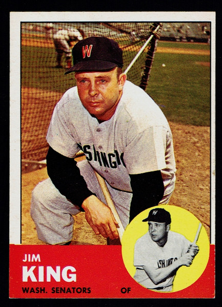1963 Topps #176 Jim King EX+