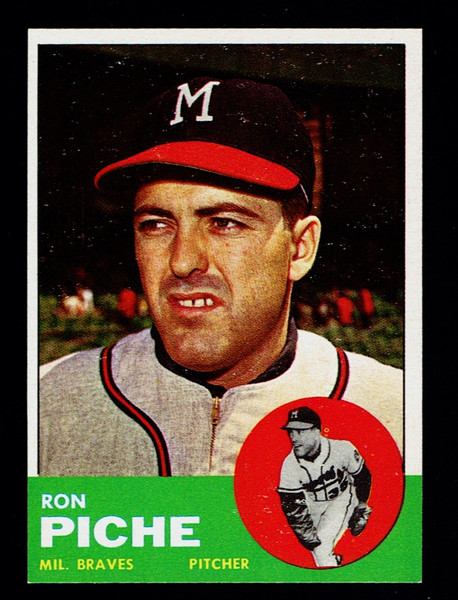 1963 Topps #179 Ron Piche EXMT+