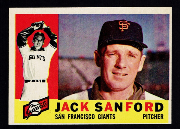 1960 Topps #165 Jack Sanford EXMT