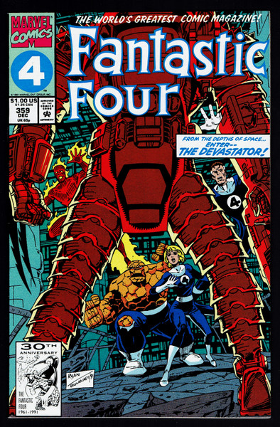 1991 Marvel Fantastic Four #359 VF/NM