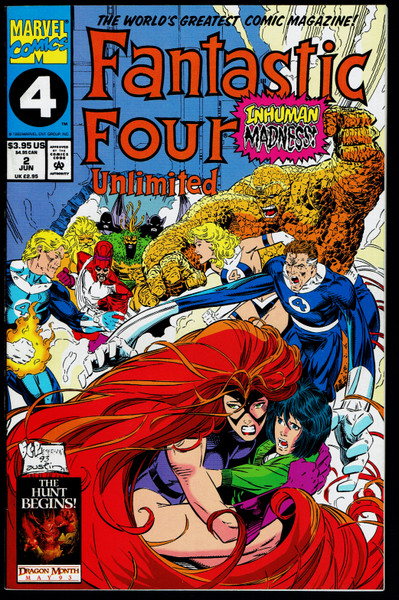 1993 Marvel Fantastic Four Unlimited #2 FN/VF