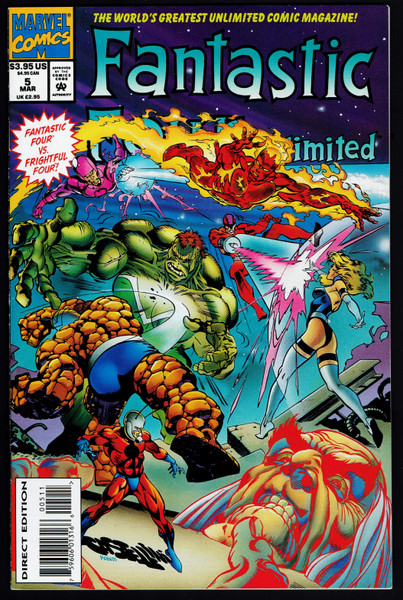 1994 Marvel Fantastic Four Unlimited #5 VF