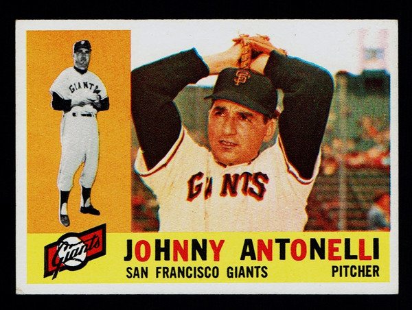1960 Topps #080 Johnny Antonelli  EX