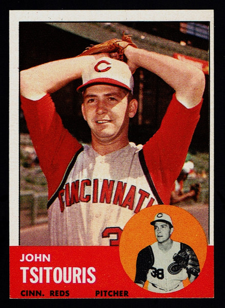 1963 Topps #244 John Tsitouris EXMT